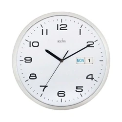 Image of Acctim Supervisor Wall Clock Chrome