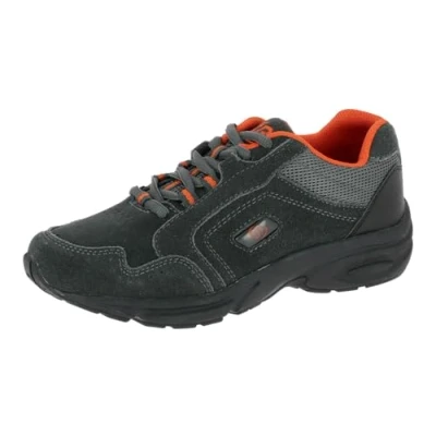 Image of Brütting Women&#039;s Circle Nordic Walking Shoes, Grey Anthracite Orange, 9.5 UK