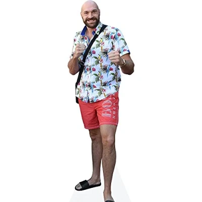 Image of Tyson Fury (Shorts) Life Size Cutout