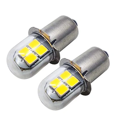 Image of Ruiandsion 2pcs P13.5S LED Bulb Yellow 2835 8SMD Chips 4.5V 6V Upgrade for Headlamps Flashlights Torch Lights