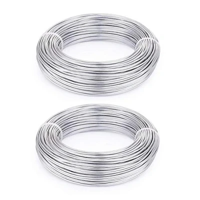 Image of Aluminium Wire Rolls 10m Bendy Craft Silver for Jewelry Making,DIY Sculpture,Modelling Making and Crafts (Sliver, Diameter 1.5mm)