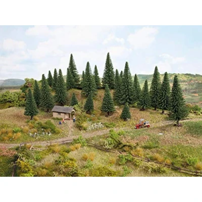 Image of Noch 26822 Model Fir Trees, Pack of 10, 16 19 cm High