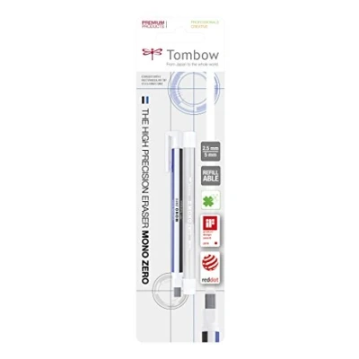 Image of Tombow 2 5 mm Refill and Mono Precision Eraser