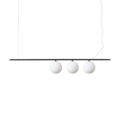 Image of PERLINE 3 Light Bar Pendant Ceiling Black