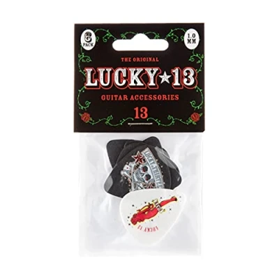 Image of Jim Dunlop L13BP1.0 Lucky 13 Assortment Player Pack (Pack of 6)