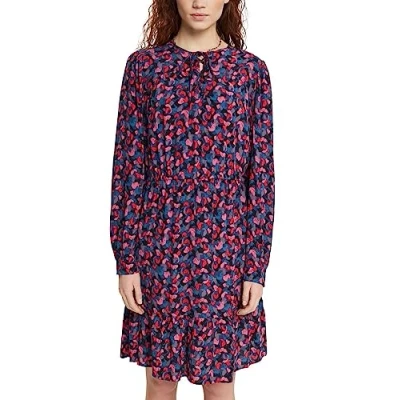 Image of ESPRIT Women&#039;s 122ee1e316 Dress, 673/Pink 4, 16