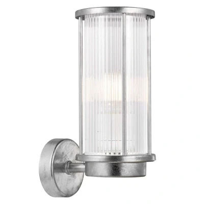 Image of Nordlux Linton Wall Light Galvanized Outdoor E27 Homeware Lighting Décor 220 240V IP54 Class 1 (Earth Contact)