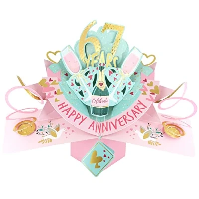 Image of 67 Years Happy 67th Anniversary Pop Up Greeting Card Love Kate&#039;s 3D Cards POP216MC67