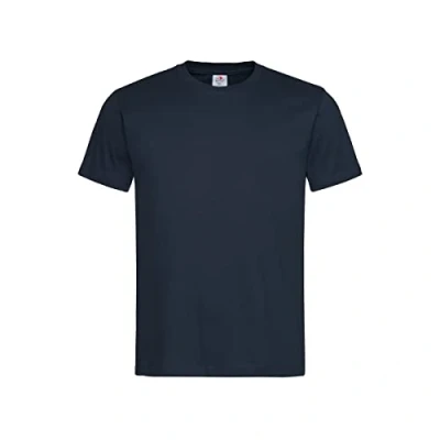 Image of Stedman Apparel Men&#039;s Classic/St2000 T Shirt, Blue Midnight, S UK