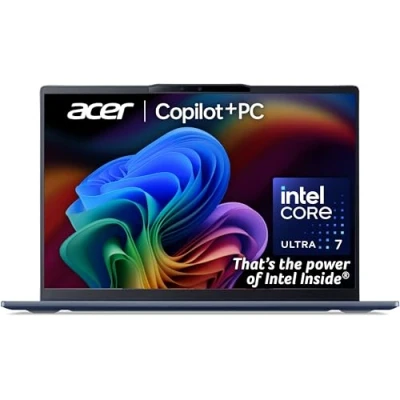Image of Acer Swift AI SF14 51 Laptop Intel Core Ultra 7 256V, 16GB, 1TB SSD, Integrated Graphics, 14&quot; 2.8K OLED Adobe DCI P3 100%, Windows 11, Blue