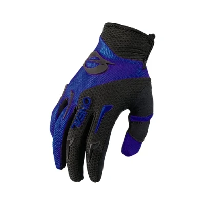 Image of O&#039;Neal Cycling Glove Motocross MX MTB DH FR Downhill Freeride Durable, flexible materials, ventilated palm Element Kids Black Blue Size XL