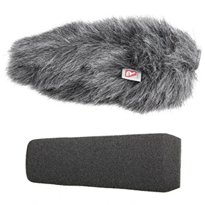 Image of Rycote 055203 10cm 19/22 Standard Hole SGM Foam and Windjammer, Grey