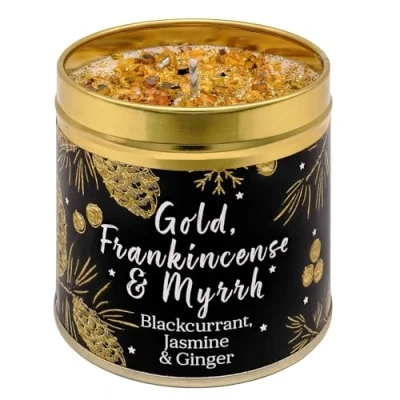 Image of Best Kept Secrets Gold, Frankincense &amp; Myrrh Elegance Tin Candle