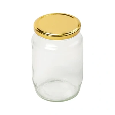 Image of Pickling Jar with Gold Screw Top Lid 900gm/2lb 10A00134