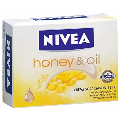 Image of Nivea soap honey and Oil 100 gs, with tender smell