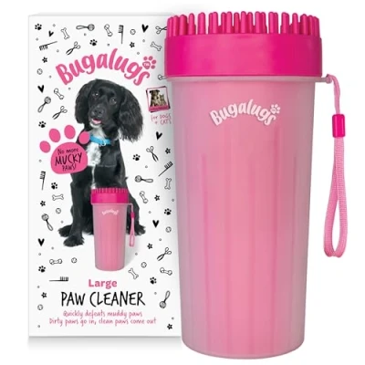 Image of BUGALUGS Dog Paw Cleaner Washers For Dogs. A Portable Shower Dogs &amp; Cats. Foot Washer is an Essential Walking Accessories (Large)