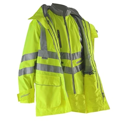 Image of Pulsar P487 High Vis 7 in 1 Storm Coat XS