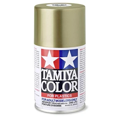 Image of Tamiya TS84 Metallic Gold Spray Paint 100ml
