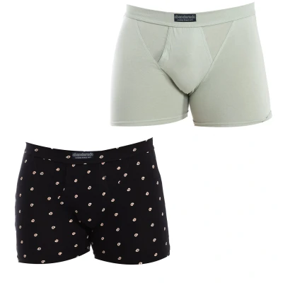 Image of Abanderado Mens Pack 2 Sensitive Essential Boxers A5398 men Multicolour Size Medium