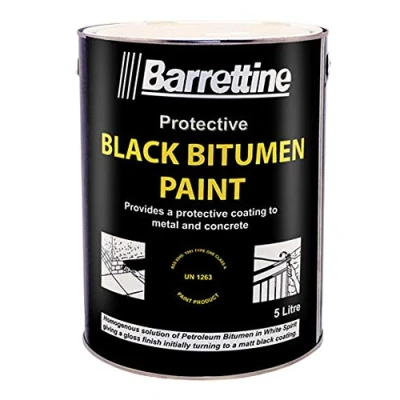 Image of Barrettine Black Bitumen Paint 5L