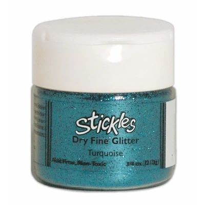 Image of Ranger Stickles Dry Fine Glitter, Turquoise