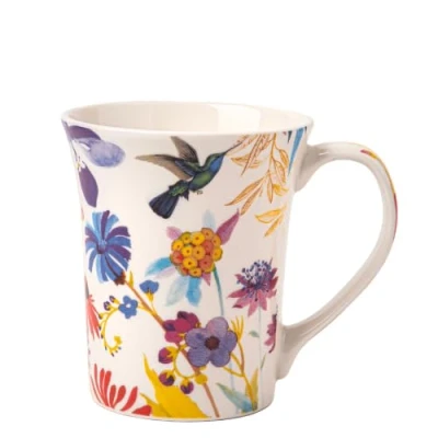 Image of Floral Bird Ceramic Mugs 350ml Assorted Designs