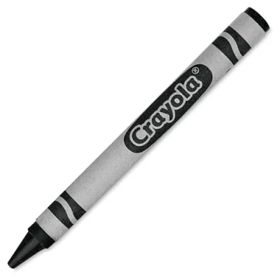 Image of Crayola 5208361051 Bulk Crayons, Black, 12 Count (Pack of 1)