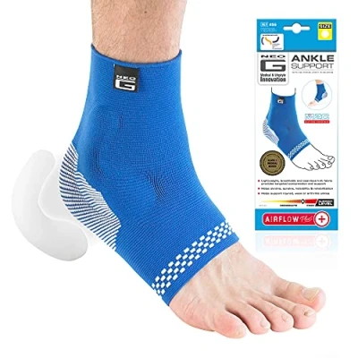 Image of Neo G Ankle Support for Sprained Ankle, Achilles Tendonitis Support, Injured or Weak ankles, Arthritis Brace Foot Ligament Damage. Multi Zone Compression Airflow Plus XL