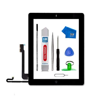 Image of MMOBIEL Digitizer compatible with iPad 4 (Black) 9.7 Inch Touchscreen Front Display Assembly