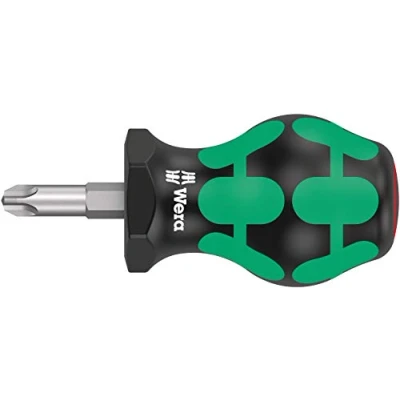 Image of Wera 05008852001 350 PH Phillips Head Stubby/Carburetor Screwdriver 3 x 25 mm