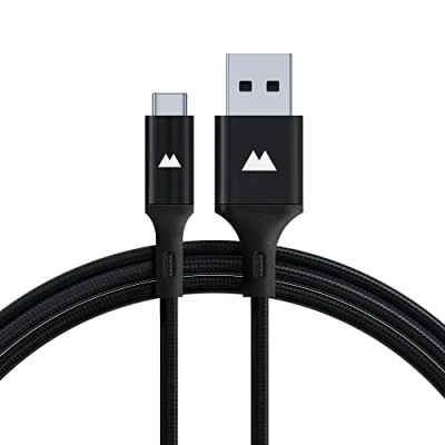 Image of Mous USB A to C Charging Cable Nylon Braiding 1.5m Black