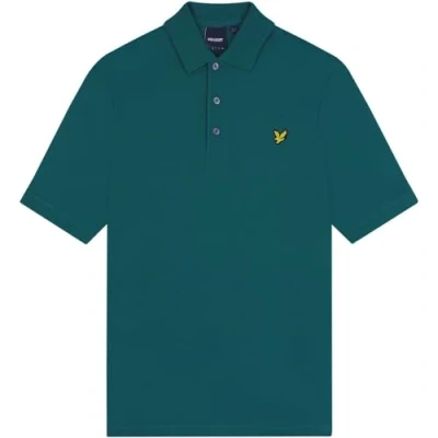 Image of Lyle &amp; Scott Plain Polo Shirt Court Green XL