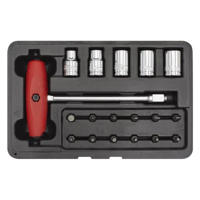 Image of Sealey Socket &amp; JIS Bit Set 18pc