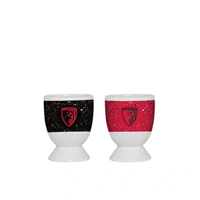 Image of FOCO World Cup Euros SPL Premier League Porcelain Paint Splatter Soft Hard Boiled Egg Cups (Bournemouth)