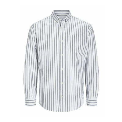 Image of Jack &amp; Jones Jjeoxford Shirt, Men&#039;s, Size: 4XL, Ensign blue