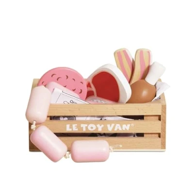 Image of Le Toy Van TV189 Wooden Toy, Market Meat Crate