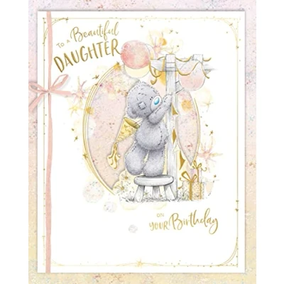 Image of Me To You Bear Beautiful Daughter Boxed Birthday Card