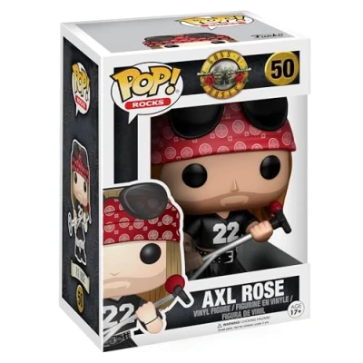 Image of Funko POP! Rocks: Music Guns N Roses Axl Rose Collectable Vinyl Figure Gift Idea Official Merchandise Toys for Kids &amp; Adults Fans Model Collectors and Display