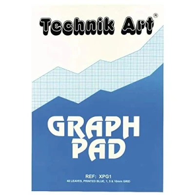 Image of Technik Art 1/5/10mm Graph Pad 40 Leaf XPG1 + Free FINCHLEY Pen