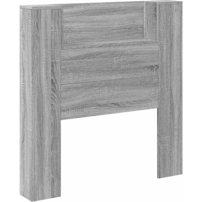Image of vidaXL Headboard Grey Sonoma 100 x 16.5 103.5 cm Engineered Wood