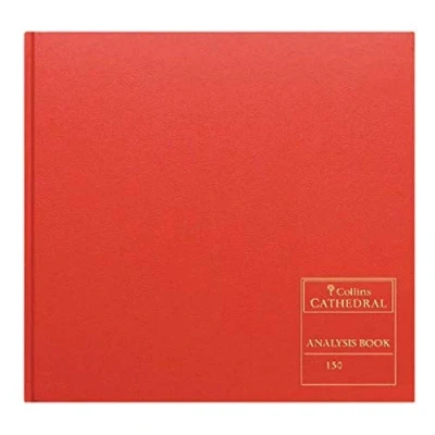 Image of Collins Cathedral Analysis Book Petty Cash 96 Pages 4 Debit 16 Credit Columns 812147/8