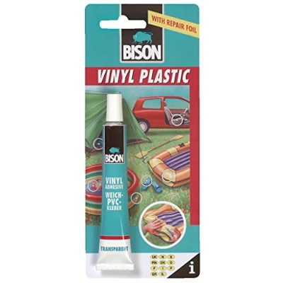 Image of 4 x 6305321 Bison Vinyl PVC Soft Plastics Repair Adhesive Glue 25ml Extra Strong and Waterproof