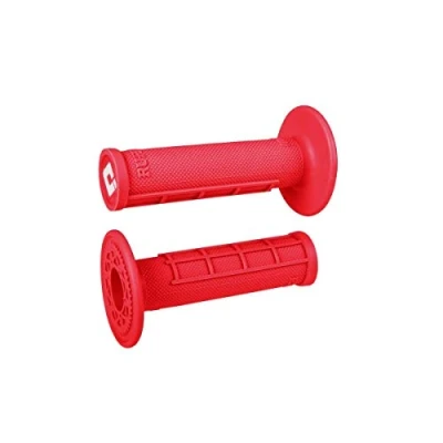 Image of Odi H01RFR Motocross Half Waffle Grips Red