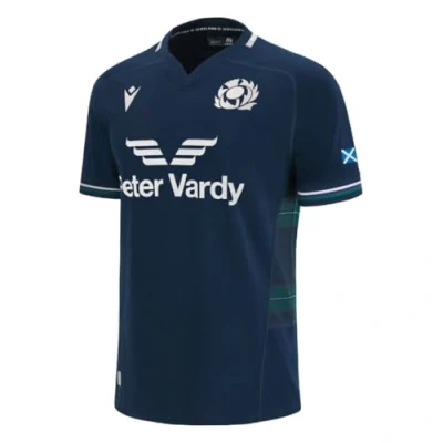 Image of 2023 2024 Scotland Mens Home Rugby Shirt Navy