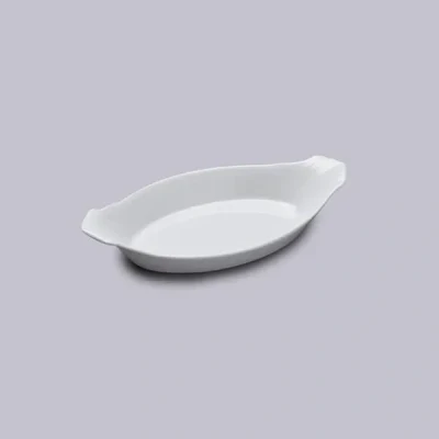 Image of W.M.Bartleet &amp; Sons Traditional Oval Gratin Dish 17cm