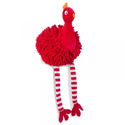 Image of ZOON Large Red Noodly Partridge Dog Toy