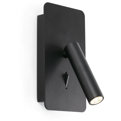 Image of Suau Led Black Reading Light High Power 3W 3000K