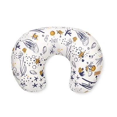 Image of Tutti Bambini Breastfeeding Pillow Bean Filled Bamboo Cotton Maternity Pillow, Supportive &amp; Ergonomic Design, Hands Free Feeding, 55x42cm Our Planet