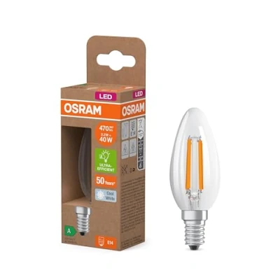Image of OSRAM LED bulb Filament E14 2.2W 4000K 470lm