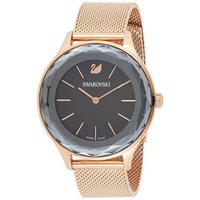 Image of Swarovski Ladies Octea Nova Rose Gold Plated Mesh Watch 5430424